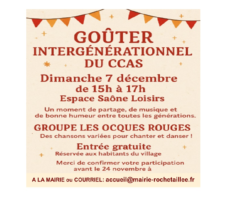 AFFICHE GOUTER INTERGENERATIONNEL
